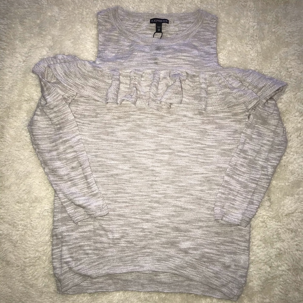 Express Cold Shoulder Sweater Xsmall NWOT